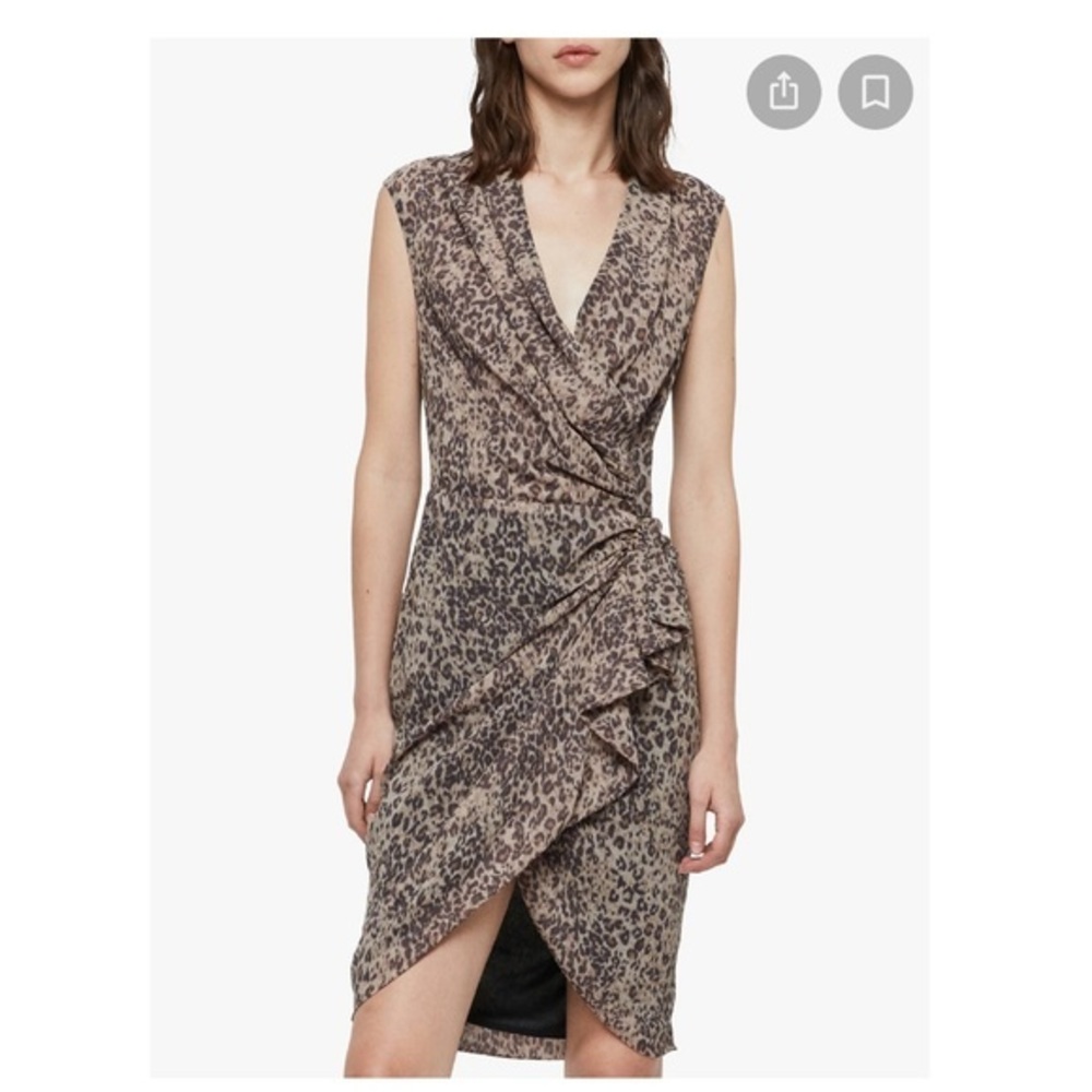 All saints Cancity patch dress